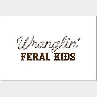 Wrangling Feral Kids Shirt, Feral Kids Shirt, Raccoon Shirt, Funny Meme Posters and Art